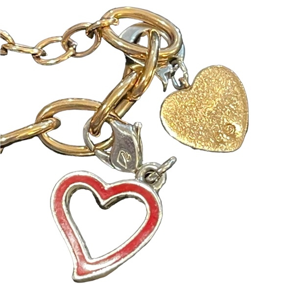 Swarovski Authentic (swan) Rose gold heart rhinestone pendant charm bracelet - Picture 8 of 8